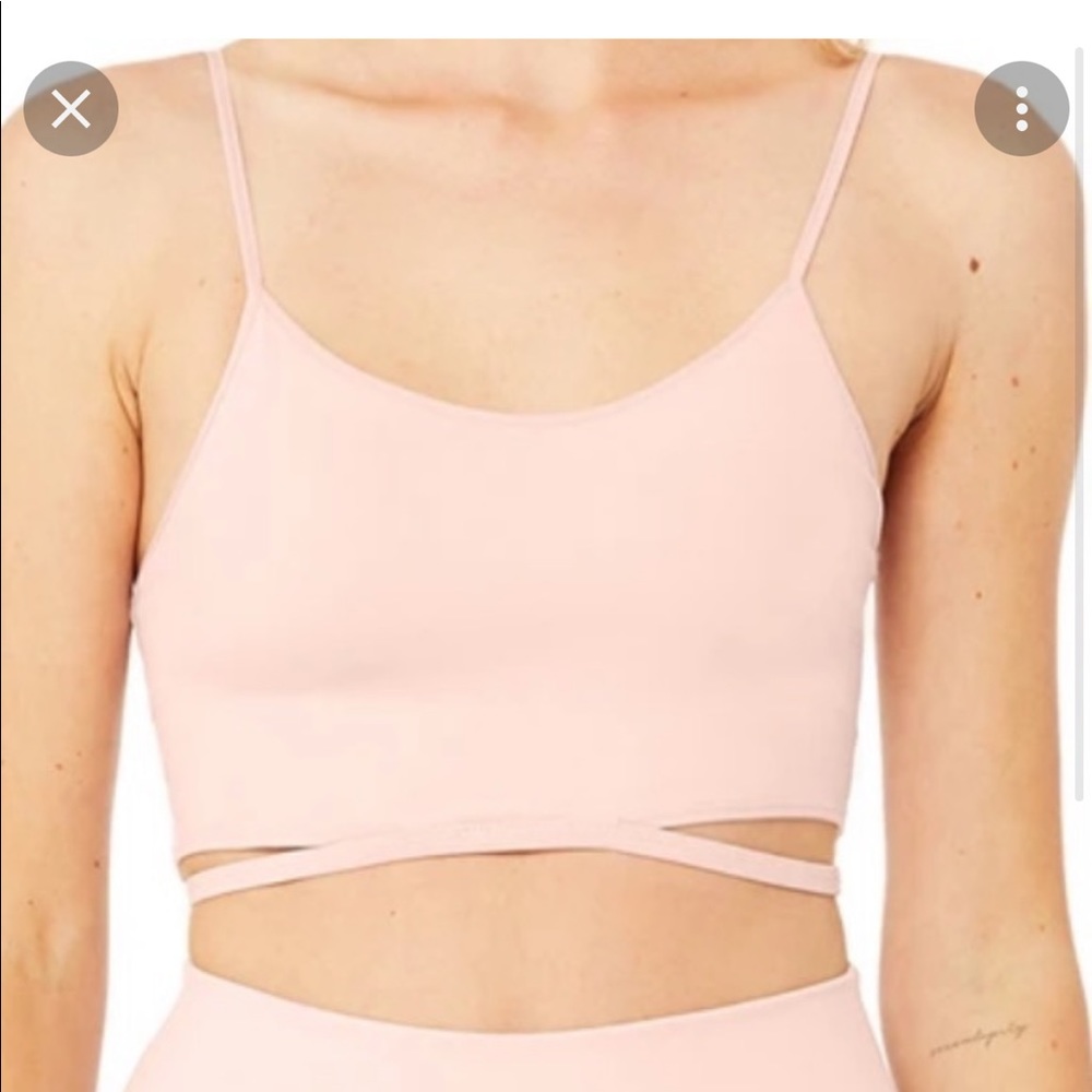 Alo Yoga halo tank in pink